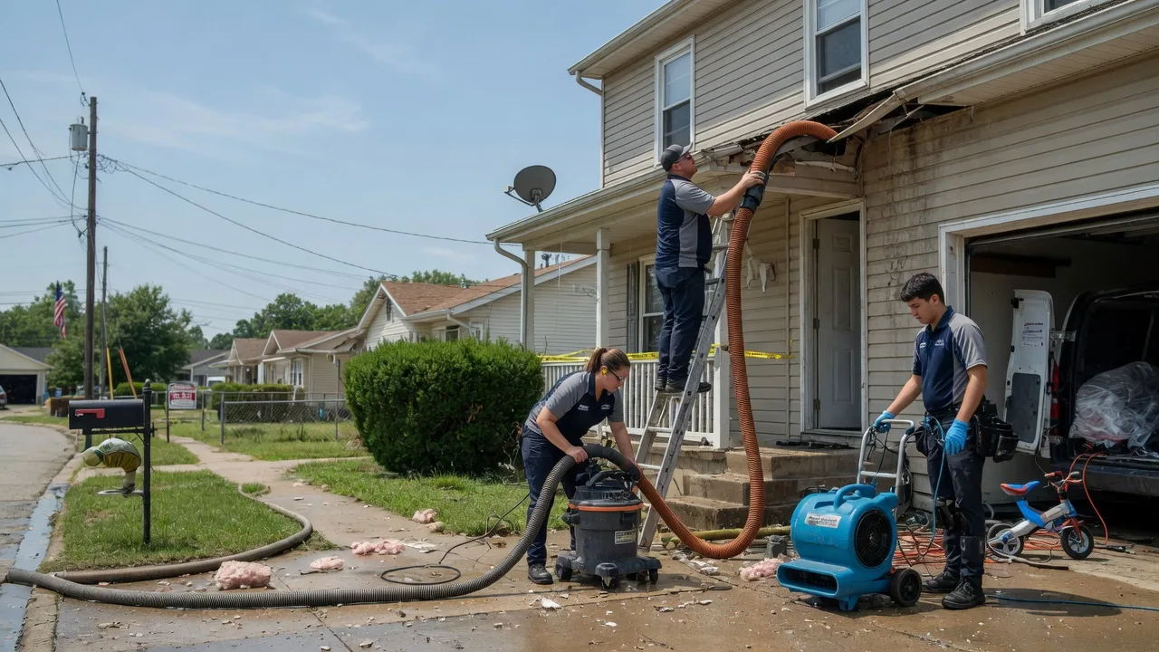 Water Damage Restoration in New Canton, IL near me